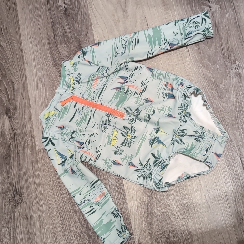 Carter's Retro Tropical Print Swimsuit Baby 12 Months